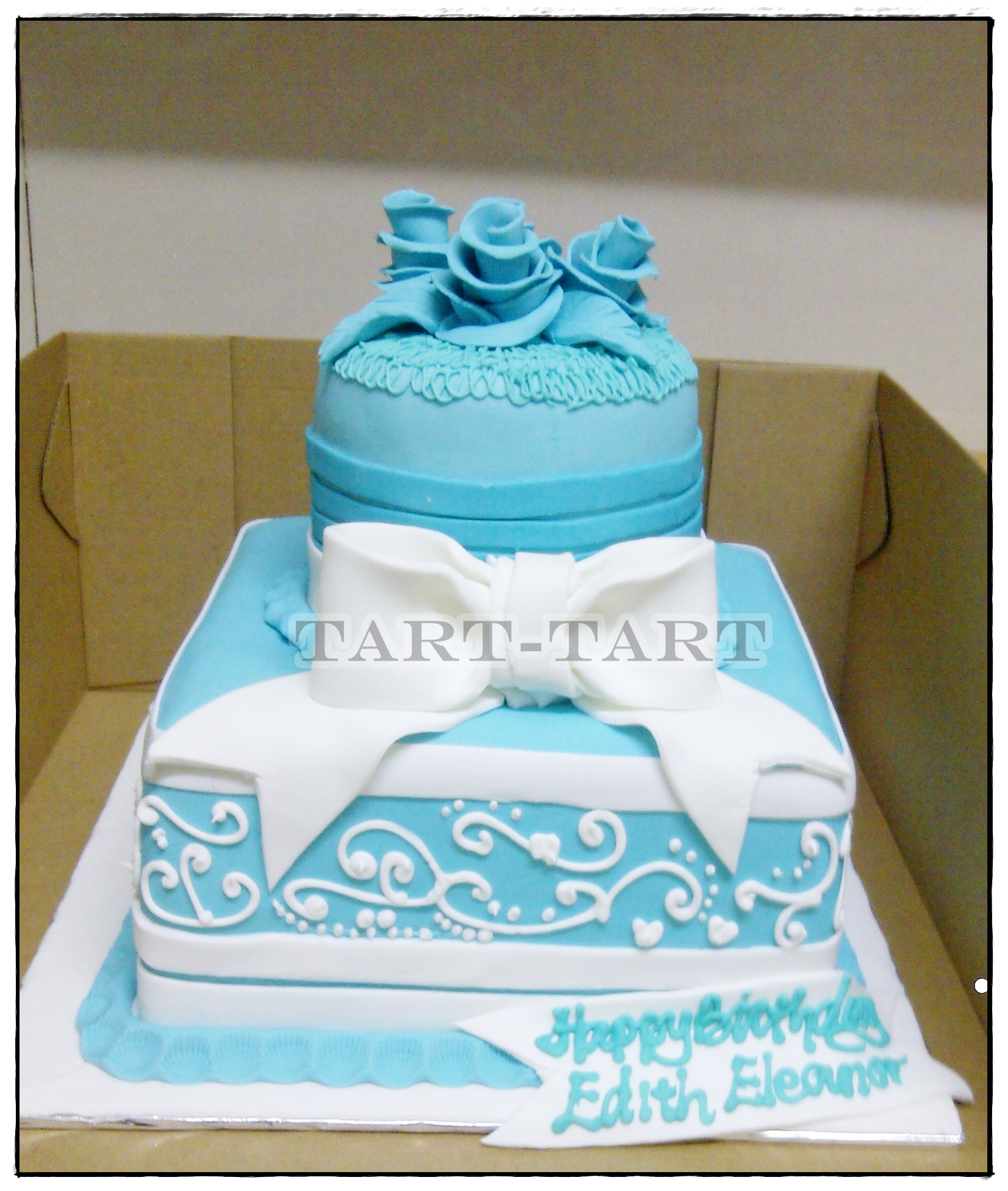 Blueboxrose fondant  Cake Shop Online Jakarta, Toko Kue 